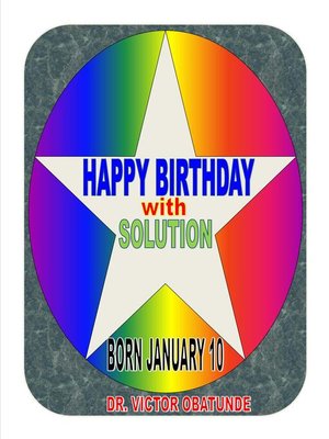 cover image of BORN JANUARY 10